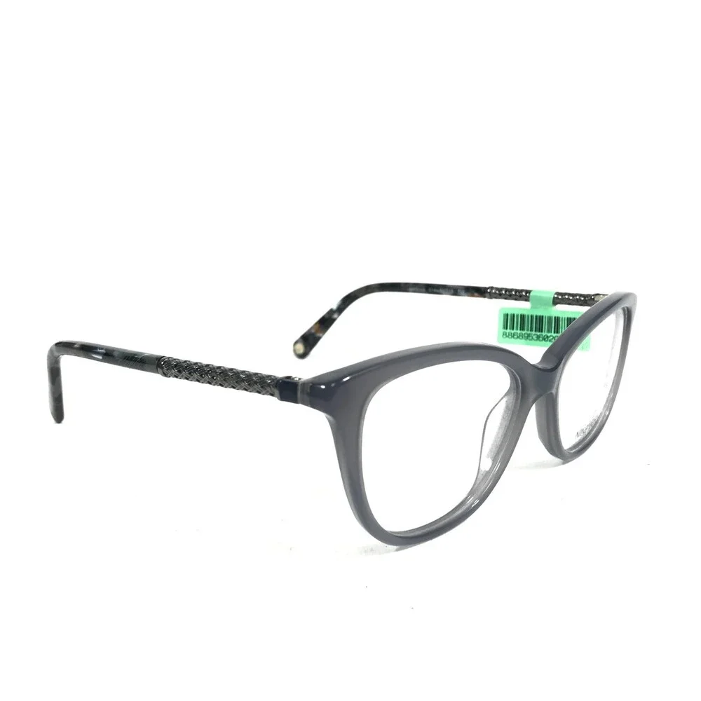 Nine West Eyeglasses Frames NW5143 014 Blue Silver Cat Eye Full Rim 52-16-135